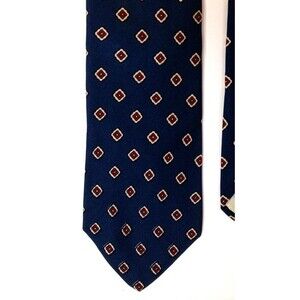 Vintage Brooks Brothers Makers Neck Tie 56" x 3 7/16" Printed in England
